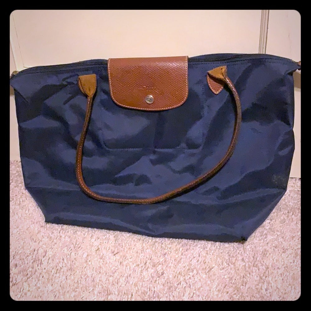 🎀Navy Blue Longchamp Le Pliage Bag🎀